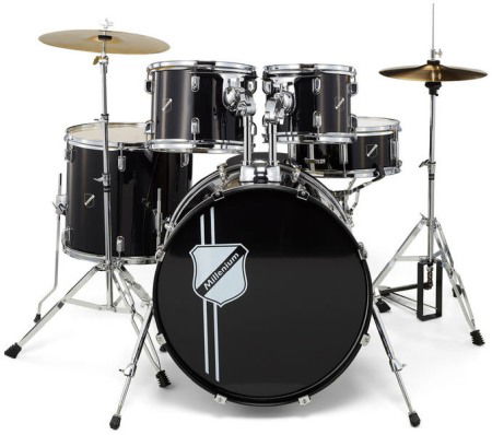 Tobe si percutie - Millenium Focus 22 Drum Set Black