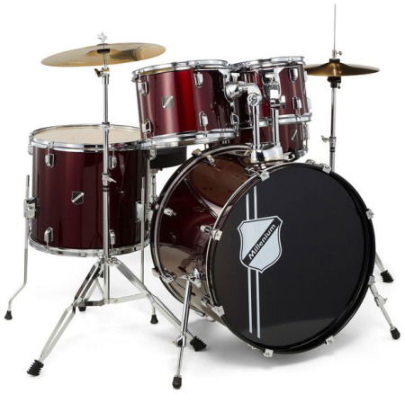 Millenium Focus 22 Drum Set Red [1]