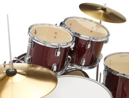Millenium Focus 22 Drum Set Red [5]