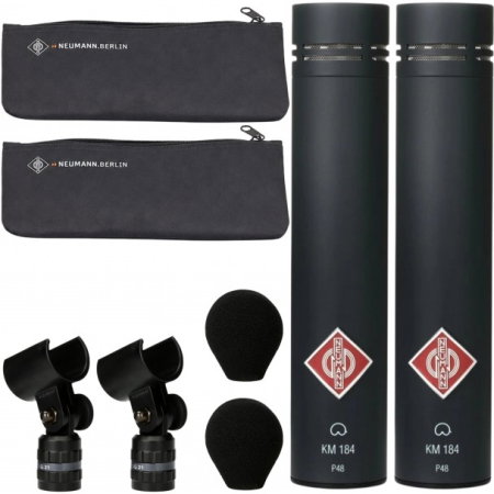 Microfoane de studio - Neumann KM 184 MT Stereo Rental Kit Edition - set microfoane stereo studio