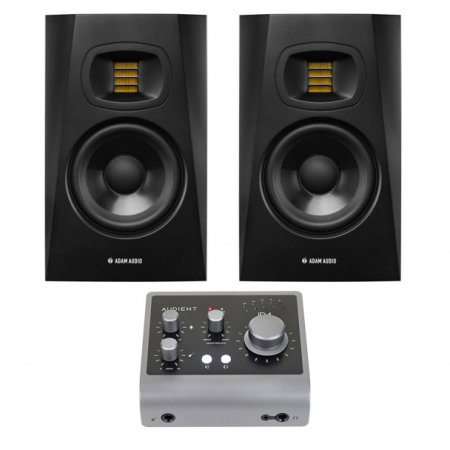 Monitoare de studio - Pachet ADAM Audio T5V + Audient ID4 Mk2 - pachet promotional monitoare de studio