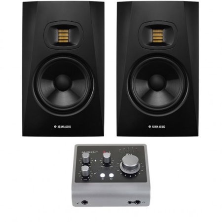 Monitoare de studio - Pachet ADAM Audio T7V + Audient ID4 Mk2 - pachet promotional monitoare de studio
