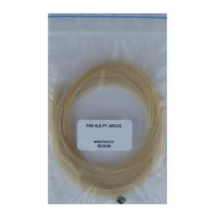 Accesorii de instrumente cu arcus - Păr alb arcus contrabas 4/4 - Hora Reghin