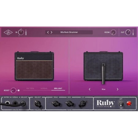 Magazin - Plugin amp sim Universal Audio UAD Ruby ’63 Top Boost Amplifier