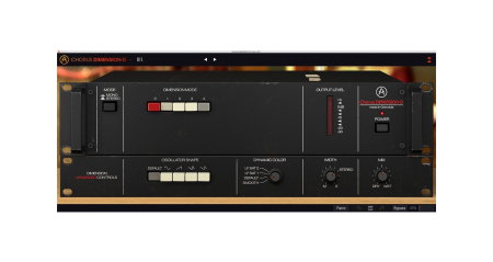 Software audio - Plugin chorus Arturia Chorus DIMENSION-D
