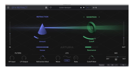Software audio - Plugin efecte Arturia Efx REFRACT