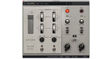 Software audio - Plugin preamplificator Arturia Pre V76