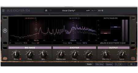 Software audio - Plugin procesare Arturia Bus Exciter-104