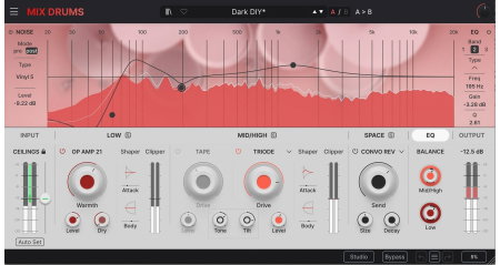 Software audio - Plugin procesare Arturia Mix DRUMS