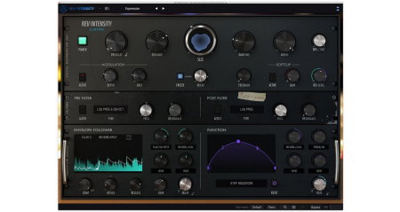 Software audio - Plugin reverb Arturia Rev INTENSITY
