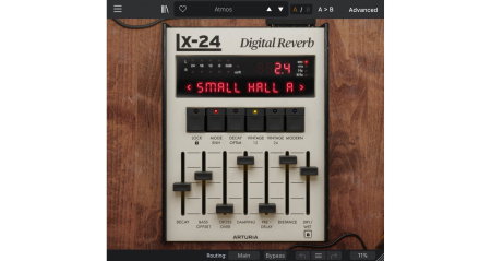 Software audio - Plugin reverb Arturia Rev LX-24