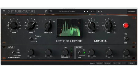 Software audio - Plugin saturatie Arturia Dist TUBE-CULTURE