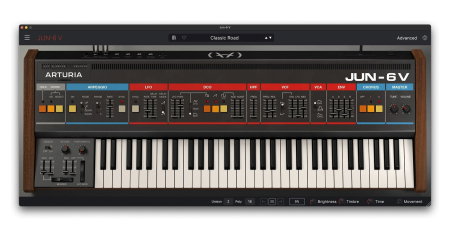 Software audio - Plugin sintetizator Arturia Jun-6 V