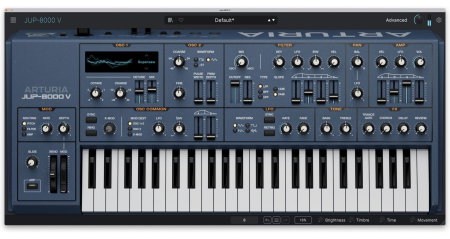 Software audio - Plugin sintetizator Arturia Jup-8000 V