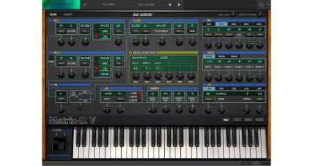 Software audio - Plugin sintetizator Arturia Matrix-12 V2