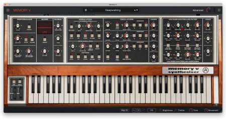 Software audio - Plugin sintetizator Arturia Memory V