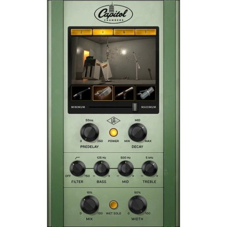 Software audio - Plugin Universal Audio UAD Capitol Chambers