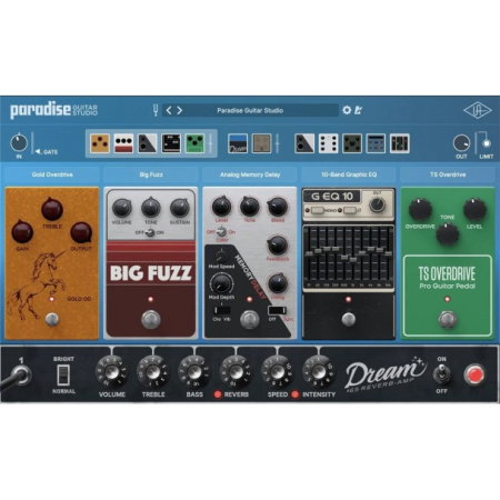 Magazin - Plugin Universal Audio UAD Paradise Guitar Studio