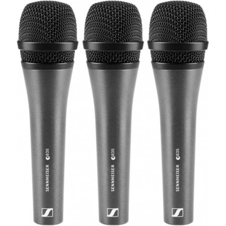 Microfoane de voce si live - Sennheiser 3-PACK e 835 - set de 3 microfoane dinamice