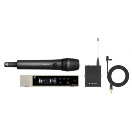Microfoane wireless si sisteme - Sennheiser EW-D ME 2 / 835-S Set (R4-9) - set wireless cu microfon de mana si lavaliera