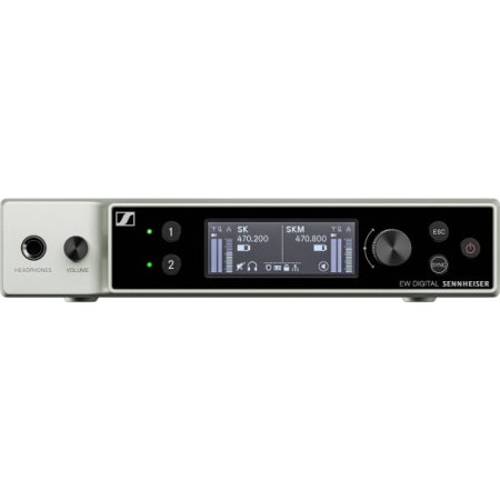 Microfoane wireless si sisteme - Sennheiser EW-DX EM 2 DANTE (R1-9) - receiver wireless rack