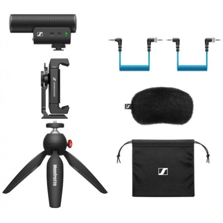 Case-uri de microfoane - Sennheiser MKE 400 Mobile Kit - kit video / streaming