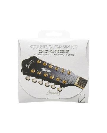 Chitare si bass - Set 12 corzi chitară acustică 10-47 Ibanez IACS12C - Ibanez