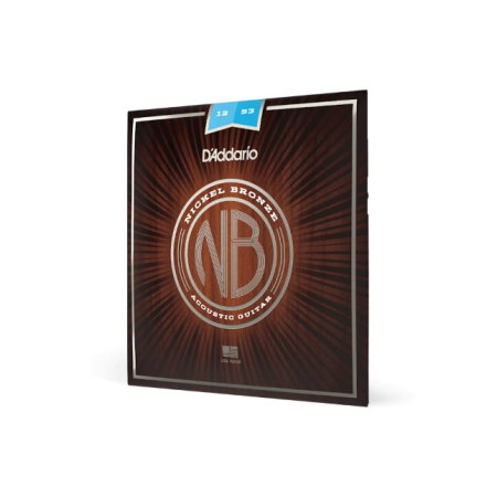 Corzi chitara acustica - Set corzi D'Addario NB1253 12-53 pentru chitară acustică