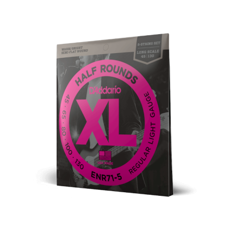 Magazin - Set corzi bass D'Addario ENR71-5 45-130