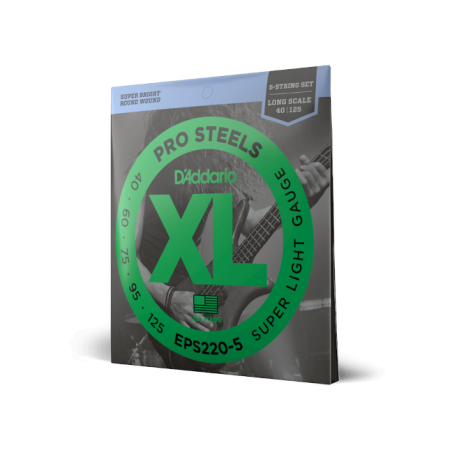 Magazin - Set corzi bass D'Addario EPS220-5 40-125