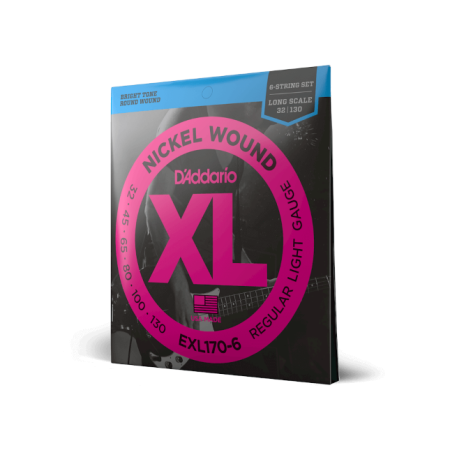 Magazin - Set corzi bass D'Addario EXL170-6 32-130