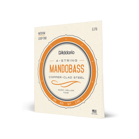 Magazin - Set corzi mandobas DAddario EJ79 49-130 Medium Copper Wound