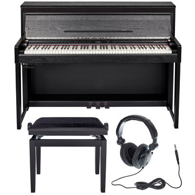 Claviaturi - Set pian digital Thomann DP-140 B U BK cu scaun și căști