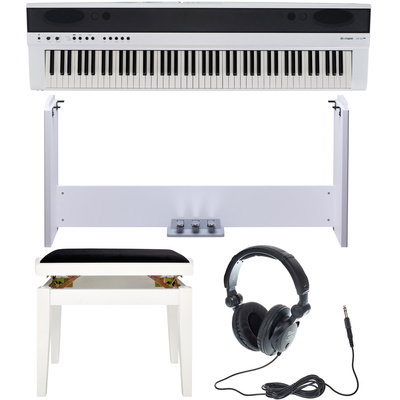 Claviaturi - Set pian digital Thomann DP-28 Plus WH cu scaun și căști