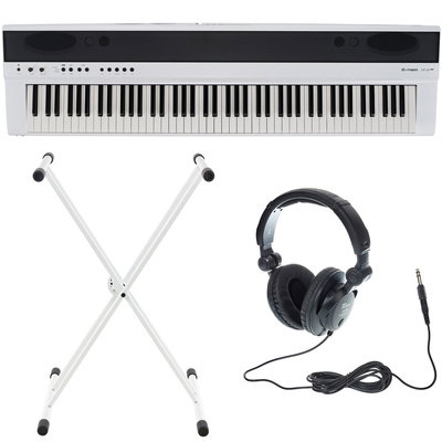 Claviaturi - Set pian digital Thomann DP-28 Plus WH cu stativ și căști