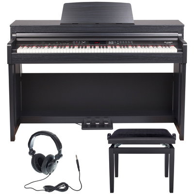 Claviaturi - Set pian digital Thomann DP-51 B cu scaun și căști