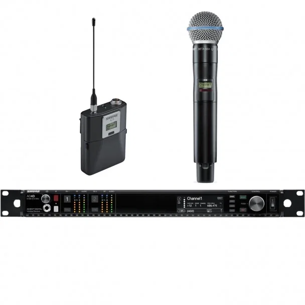 Receptoare wireless - Shure Axient AD24/BETA58A/AD1