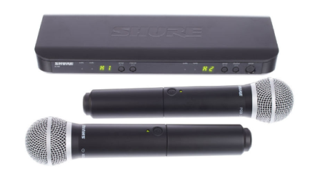 Sisteme wireless și microfoane fără fir - Shure BLX288 / PG58
