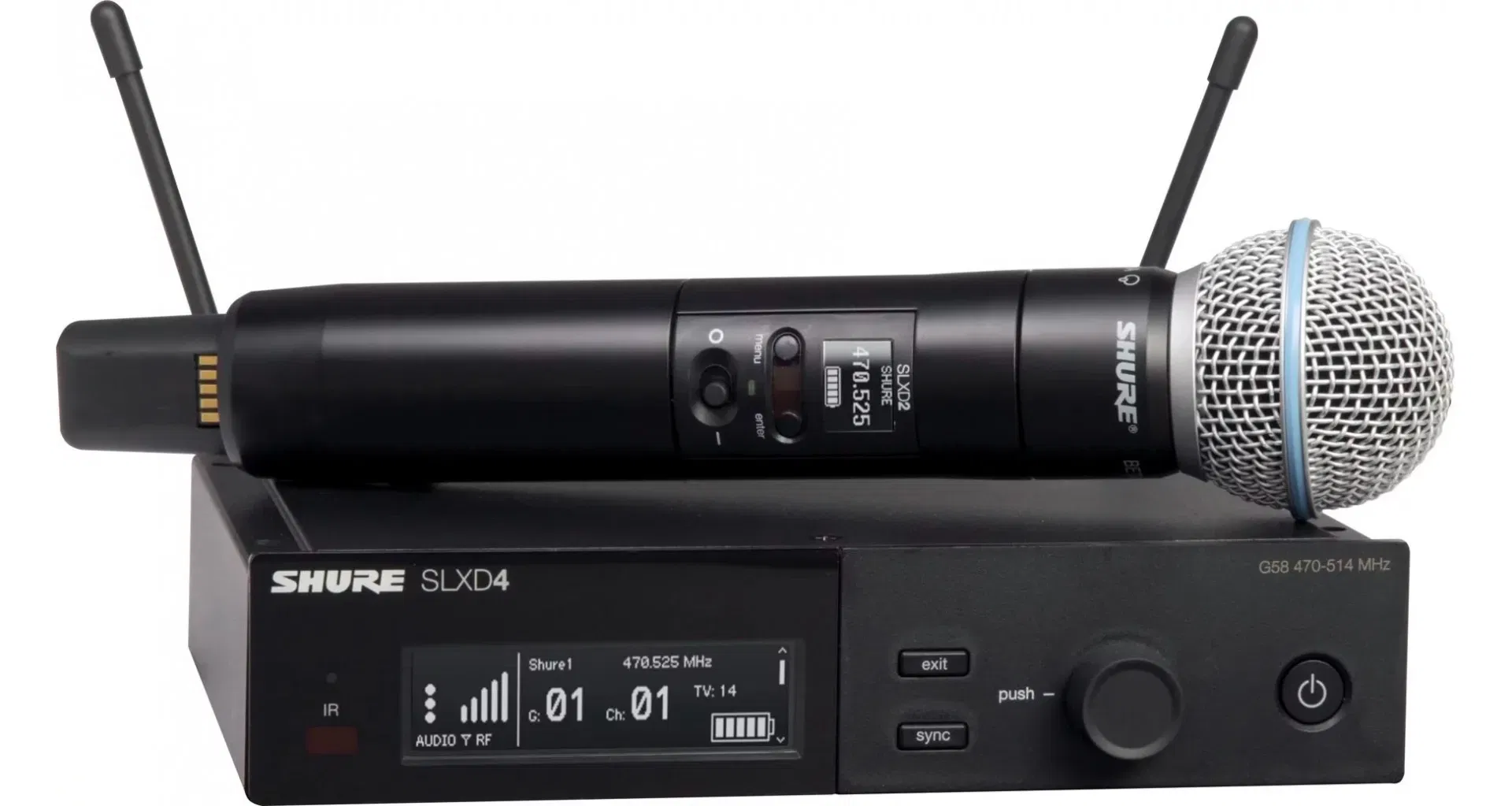 Magazin - Shure SLXD24/Beta58