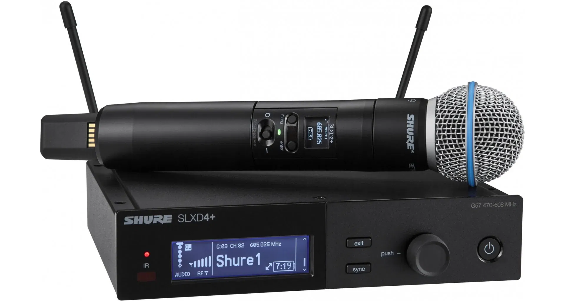 Magazin - Shure SLXD24+/Beta58 G65