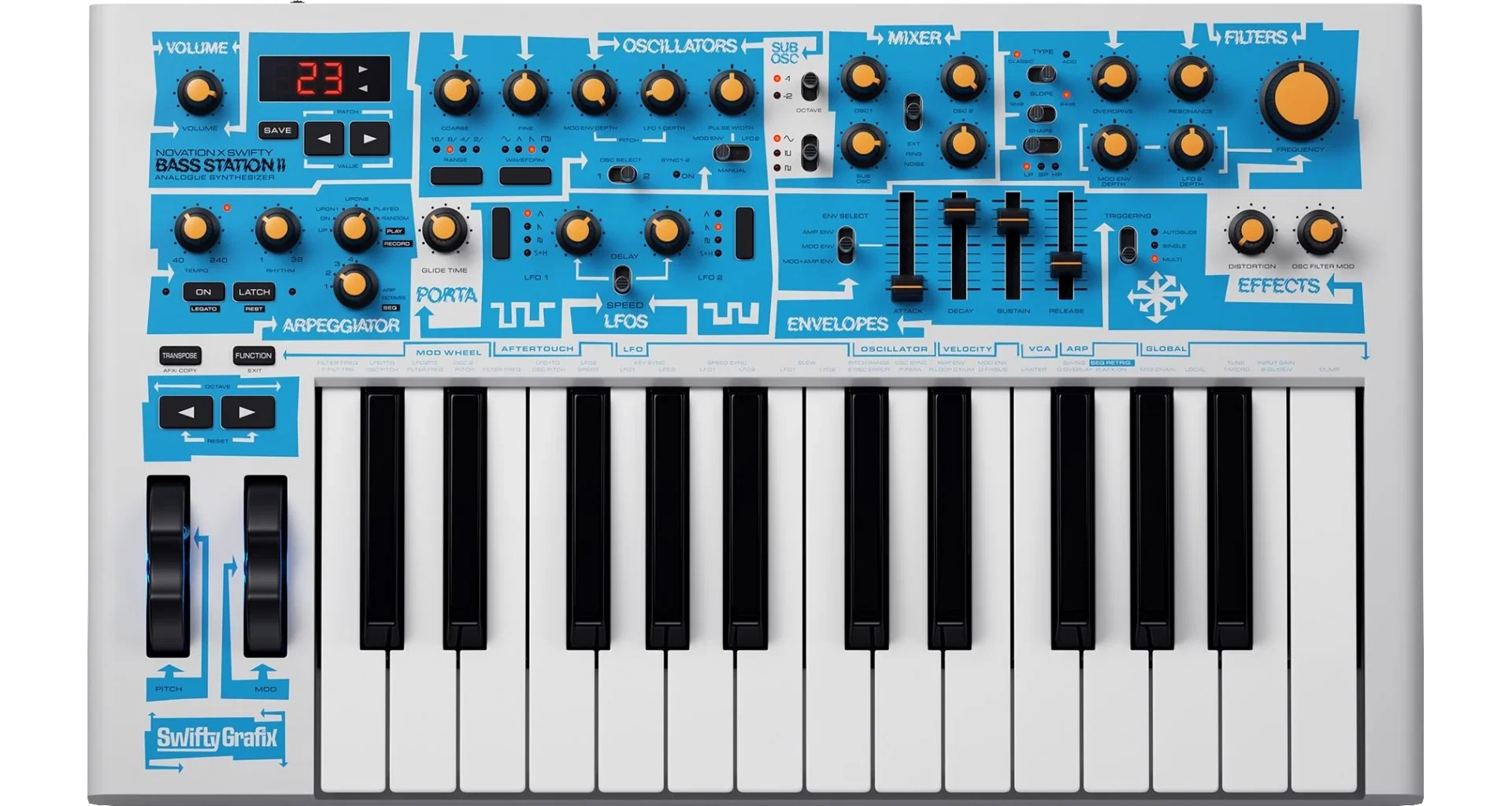 Instrumente Muzicale - Sintetizator Novation Bass Station II Swifty Edition