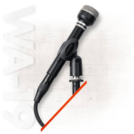 Microfoane de studio - Microfon dinamic Warm Audio WA-19 Black în finisaj negru