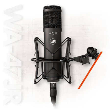 Microfoane de studio - Microfon de studio Warm Audio WA-47jr Black cu finisaj negru