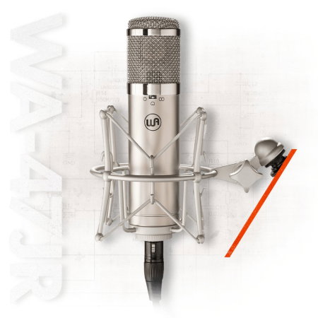 Microfoane de studio - Microfon de studio Warm Audio WA-47jr Nickel cu finisaj nichel