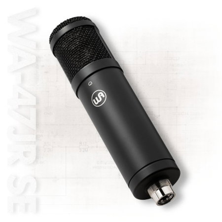 Microfoane de studio - Microfon Warm Audio WA-47jr SE Black negru cu pattern cardioid