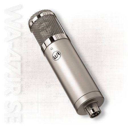 Microfoane de studio - Microfon Warm Audio WA-47jr SE Nickel cu pattern cardioid