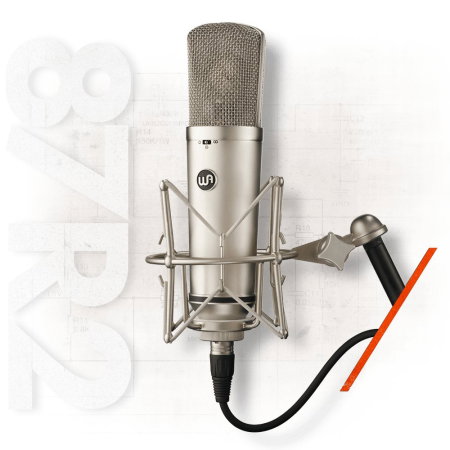 Microfoane de studio - Microfon de studio Warm Audio WA-87 R2 în finisaj nichel