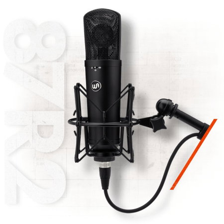 Microfoane de studio - Microfon de studio Warm Audio WA-87 R2B în finisaj negru