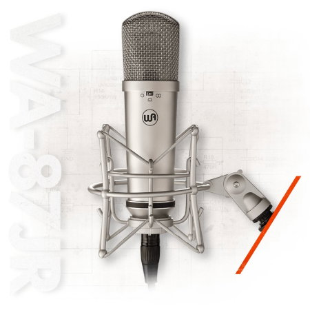 Microfoane de studio - Microfon de studio Warm Audio WA-87jr Nickel