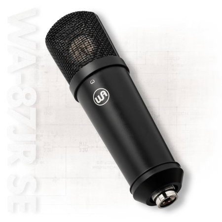Microfoane de studio - Microfon Warm Audio WA-87jr SE Black negru cardioid
